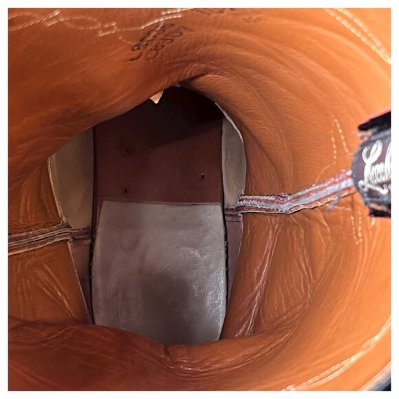 Lucchese Handmade Oxblood Classic Leather Western Boots– Men’s Size 10.5 D - Picture 4 of 16